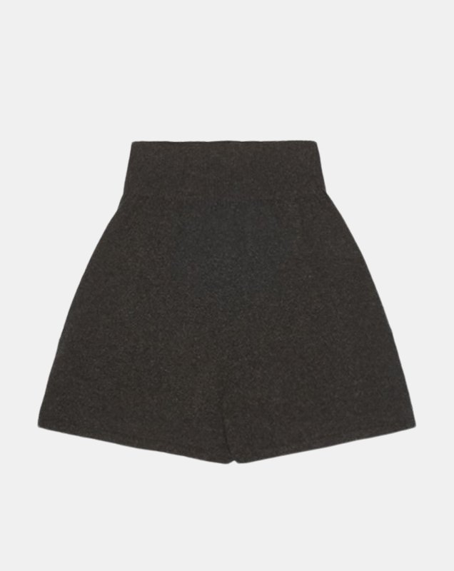 Active Cashmere Womens Shorts In Charcoal