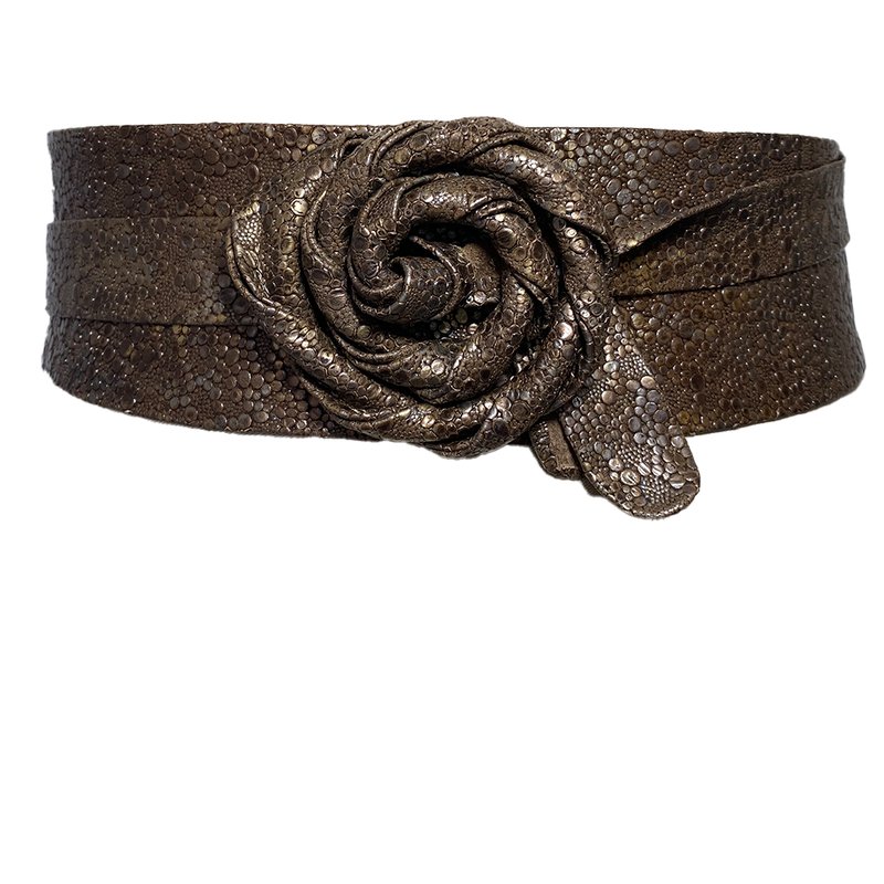 Shop Ada Collection Classic Wrap Belt In Brown