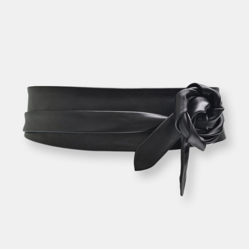 Shop Ada Collection Classic Wrap Belt In Black