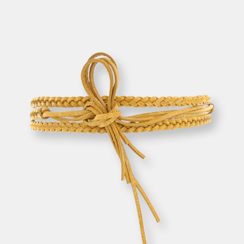 Ada Collection Selmi Wrap Belt In Yellow