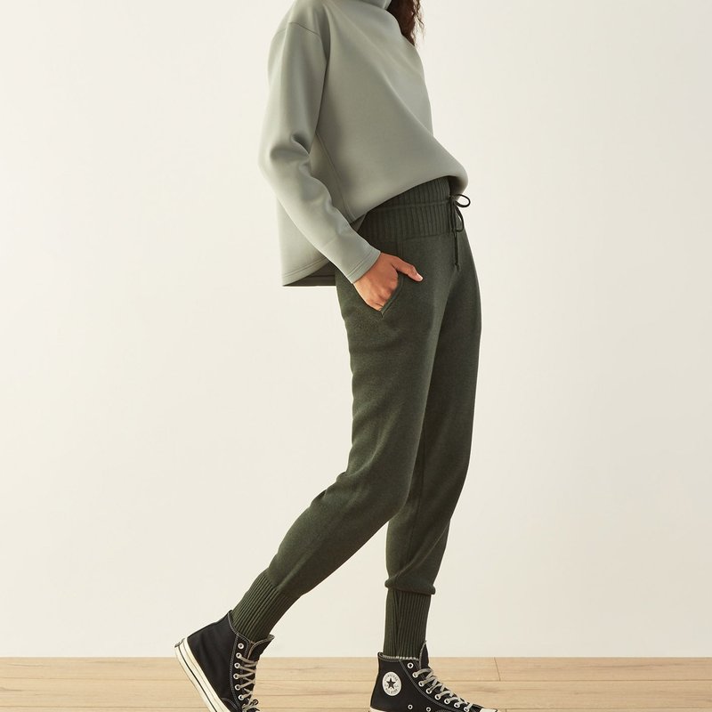 Aday Cozy Cool Pants In Green