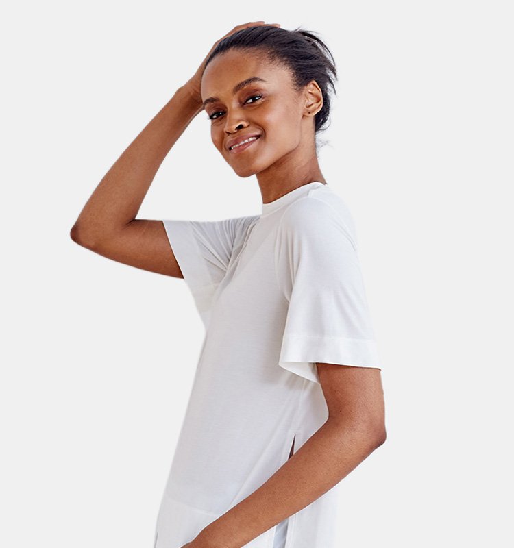 Aday Essentialist T-shirt In Coconut