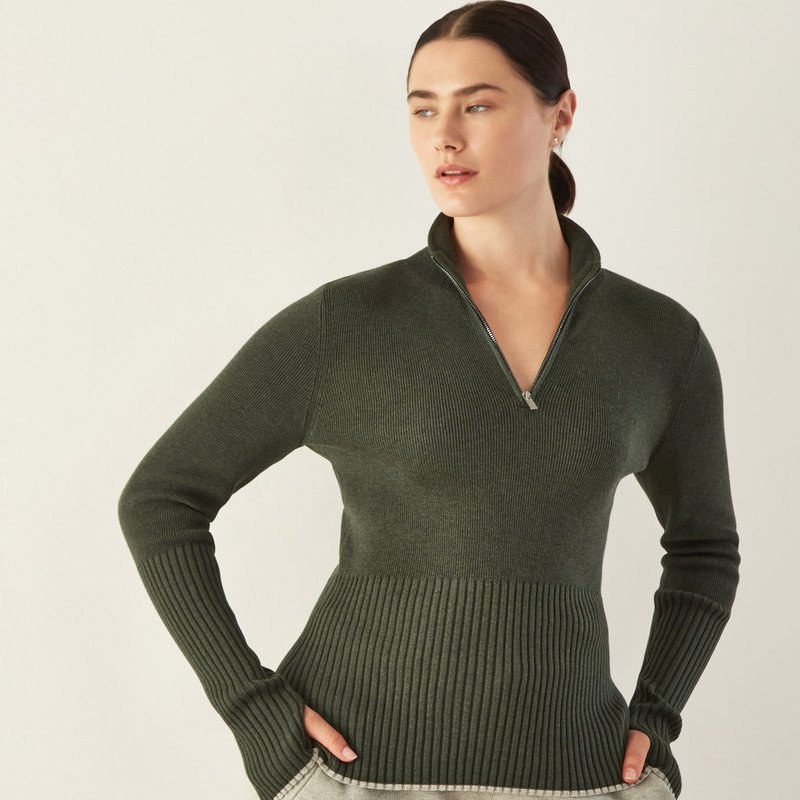 Aday No Sweat Sweater In Green