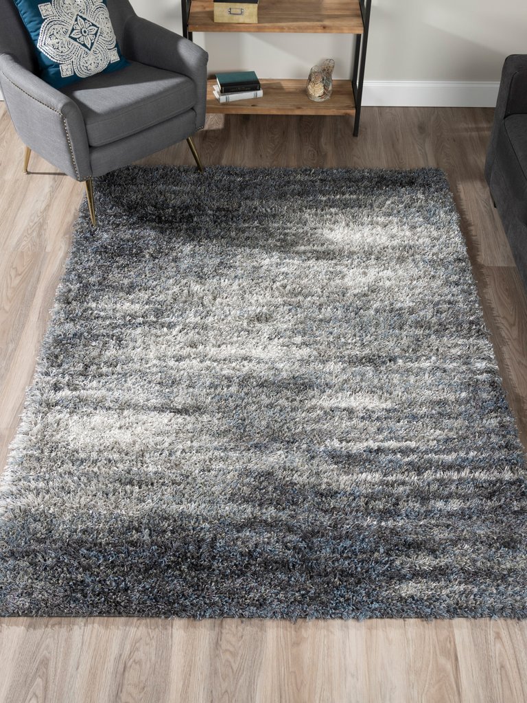 Addison Rugs Addison Borealis Modern Plush Shag Gray Area Rug Verishop