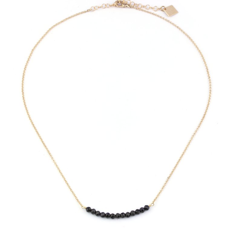 Adepte Mina Black Spinel Necklace