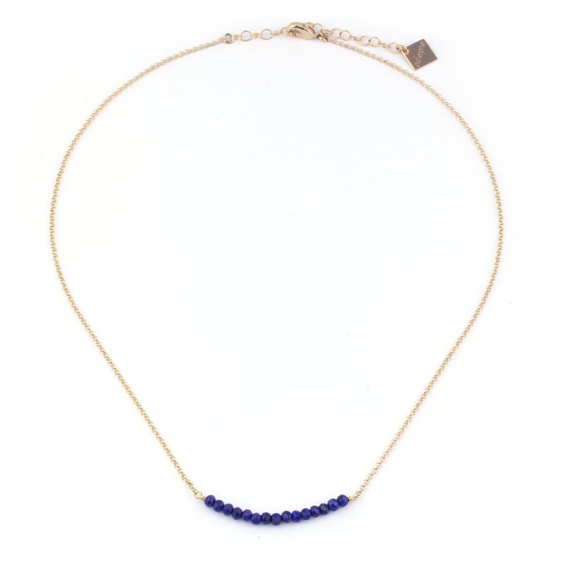 Adepte Mina Lapis Necklace In Blue