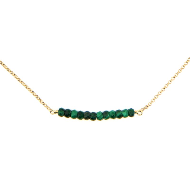 Adepte Mina Malachite Necklace In Green