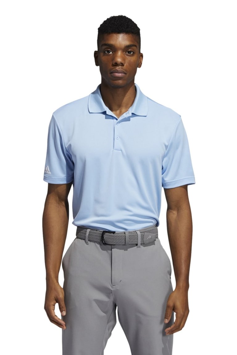 Adidas Mens Polo Shirt (Sky Blue)