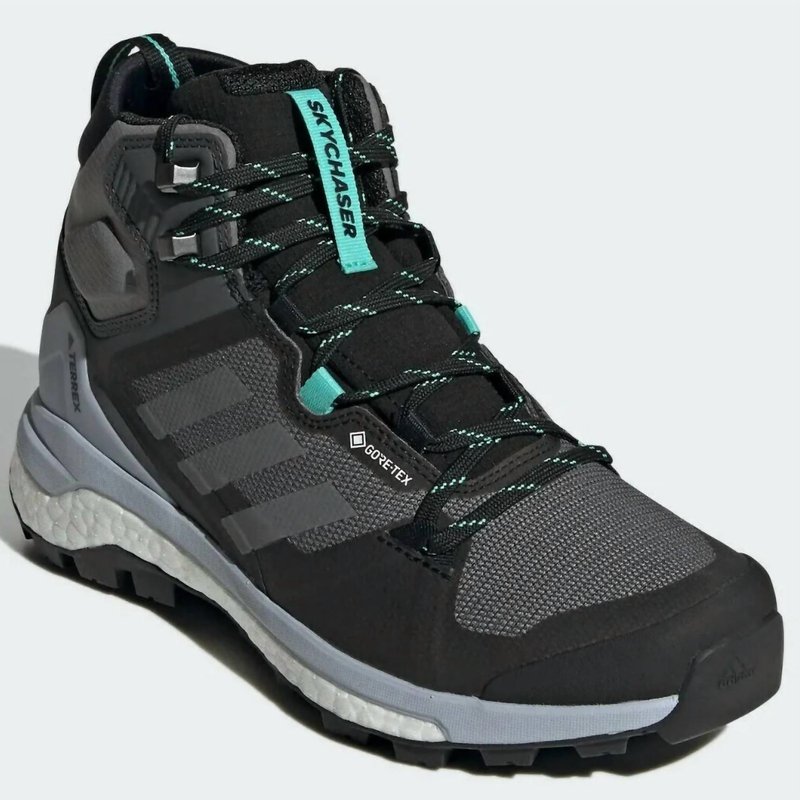 Shop Adidas Originals Women's Terrex Skychaser 2 Mid Gore-tex Hiking Boots In Grey
