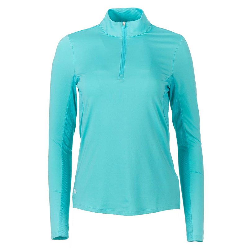 Adidas Originals Women's Ultimate365 Long Sleeve Golf Shirt In Blue