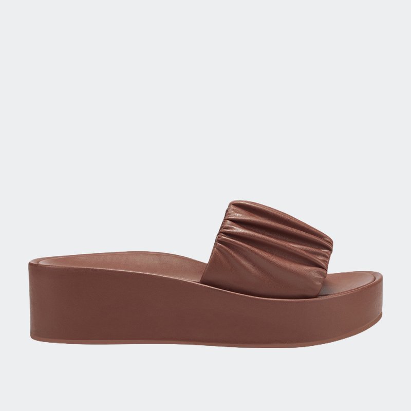 Aerosoles Dada Wedge-heel Sandal In Tan