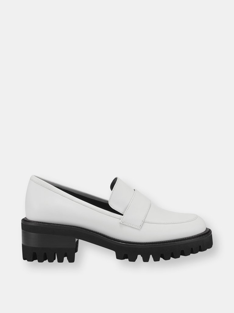 Ronnie Loafer - White Leather