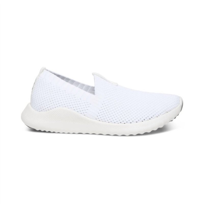 Shop Aetrex Angie Sneakers In White