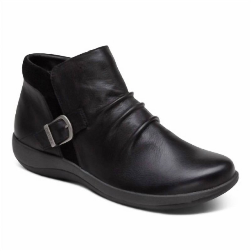 Shop Aetrex Luna Black Ankle Boot