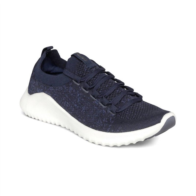 Aetrex Women's Carly Arch Support Sneakers In Blue