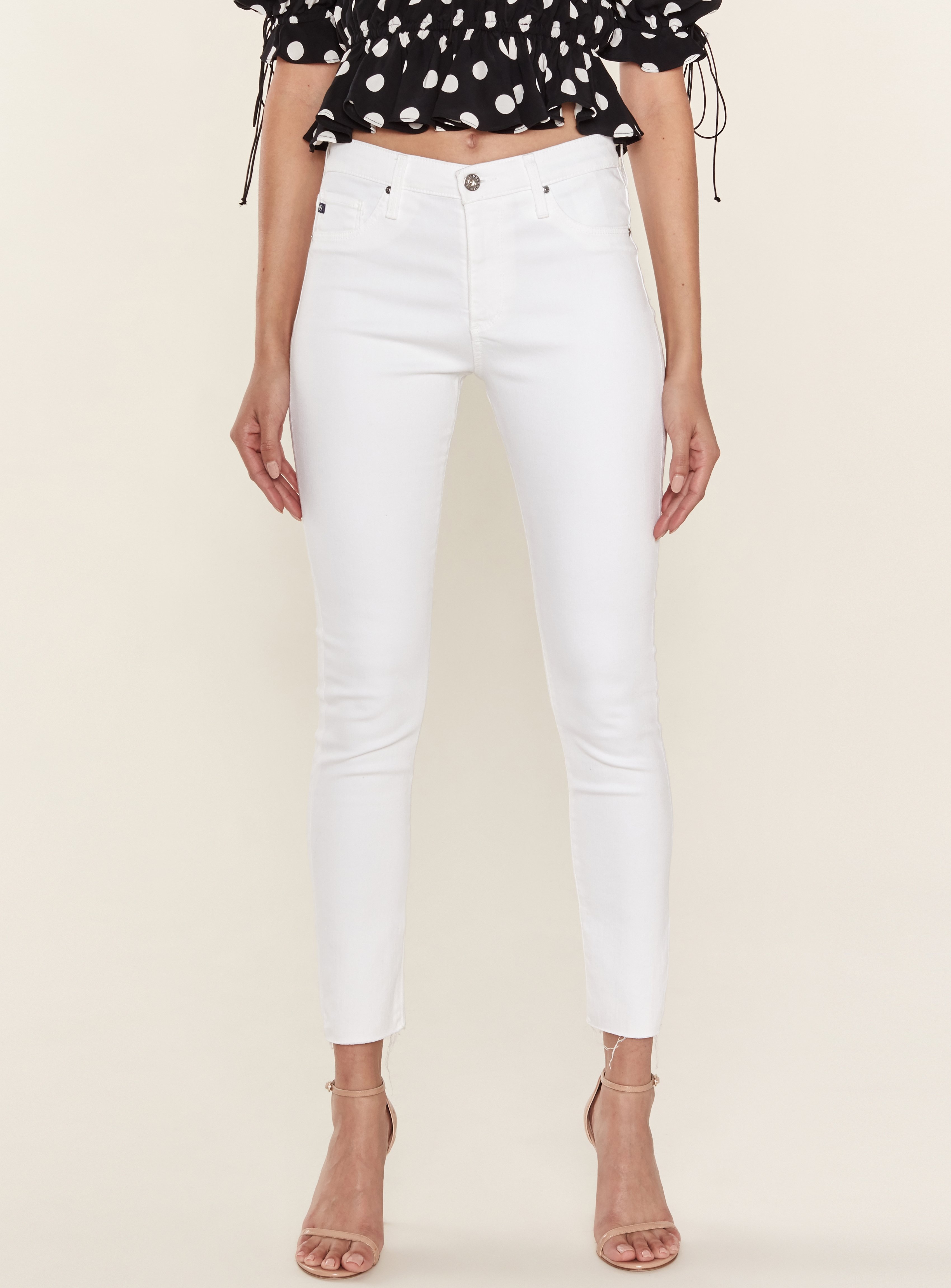 ag farrah white jeans