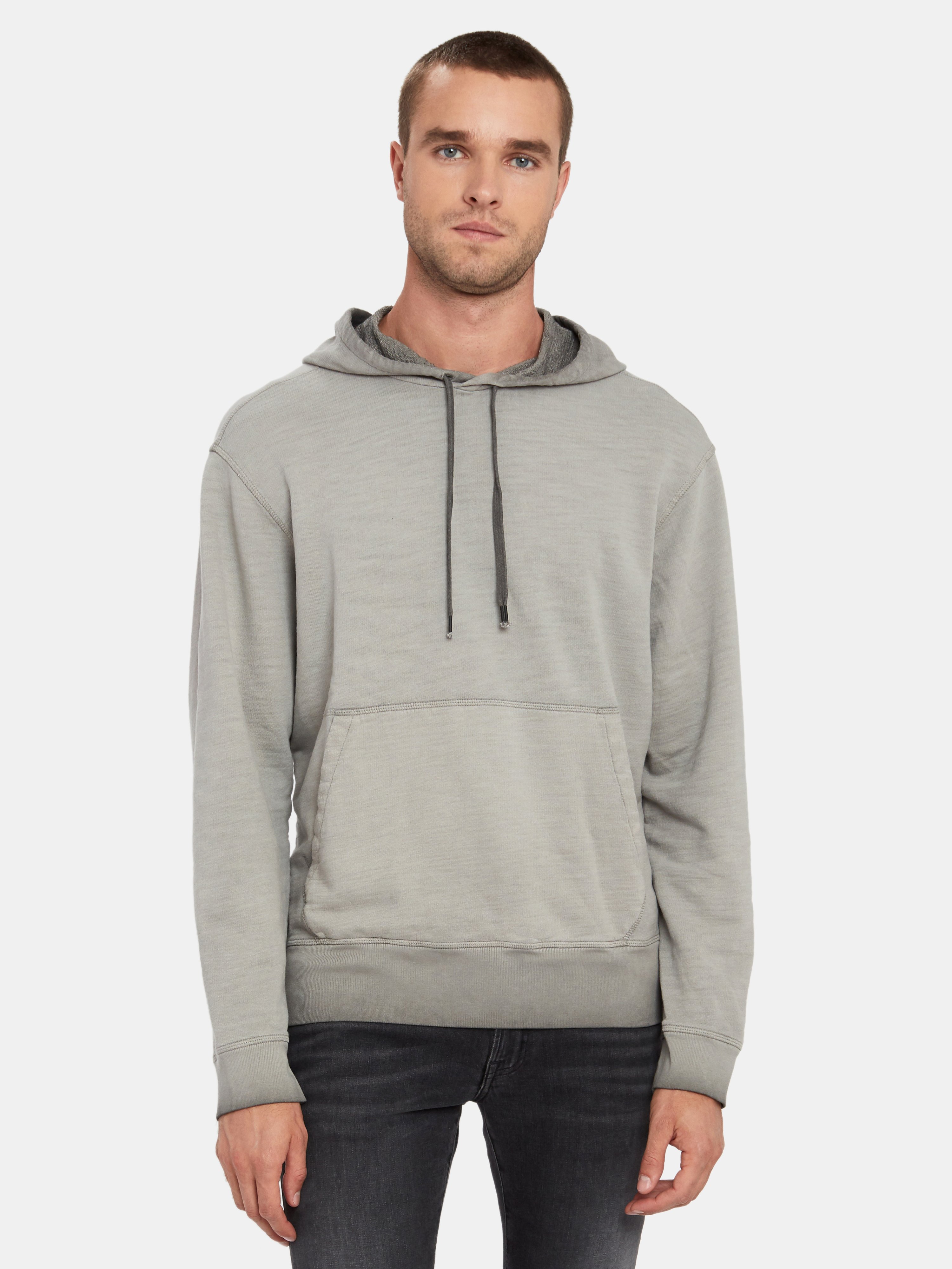 Ag Hydro Pullover Hoodie In Shadow Pale Smoke