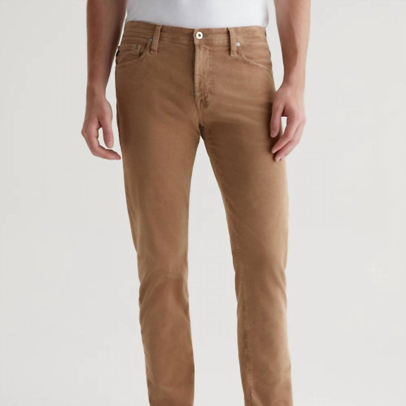 Shop Ag Men's Tellis Corduroy Modern Slim Pant In Sulfur Light Truffle In Brown