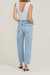 90's Crop Mid Rise Loose Straight Jeans - Echo