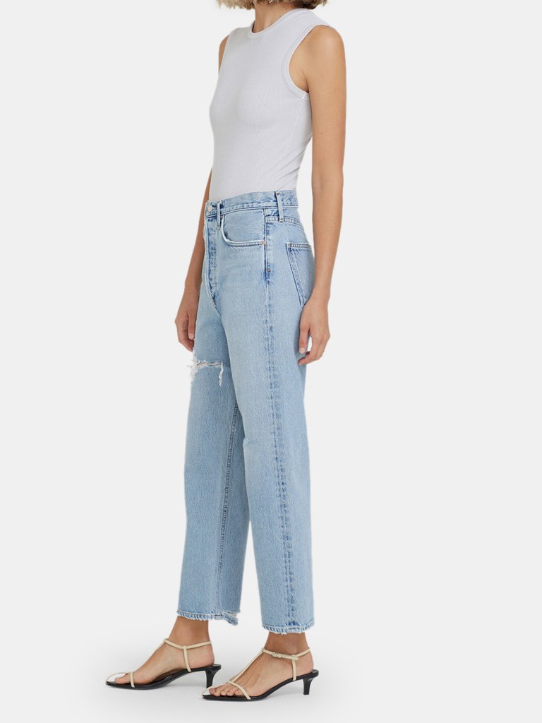 90's Mid Rise Crop Jeans