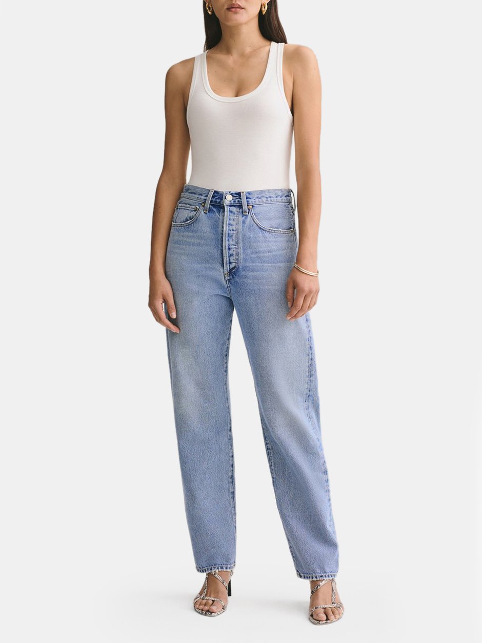 mid rise loose jeans