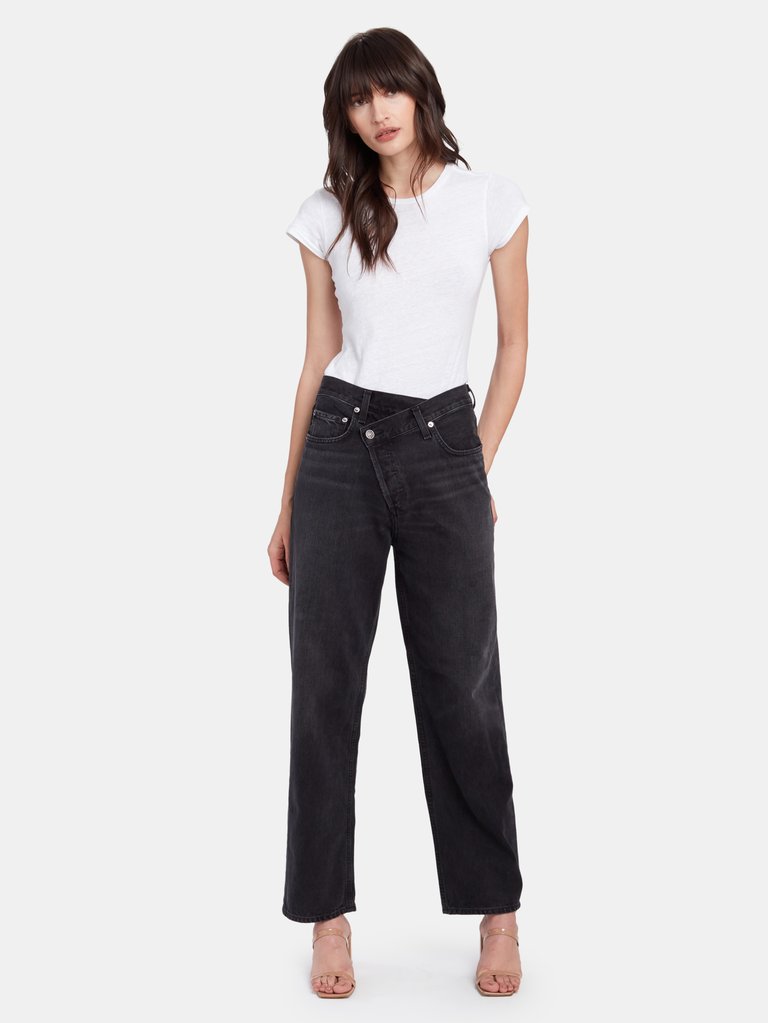 AGOLDE Criss Cross High-Rise Full Length Upsized Jeans | Verishop