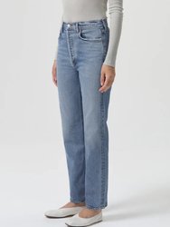 High Rise Stovepipe Jeans - Helm