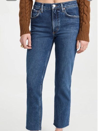 AGOLDE Kye Mid Rise Straight Crop Jeans product