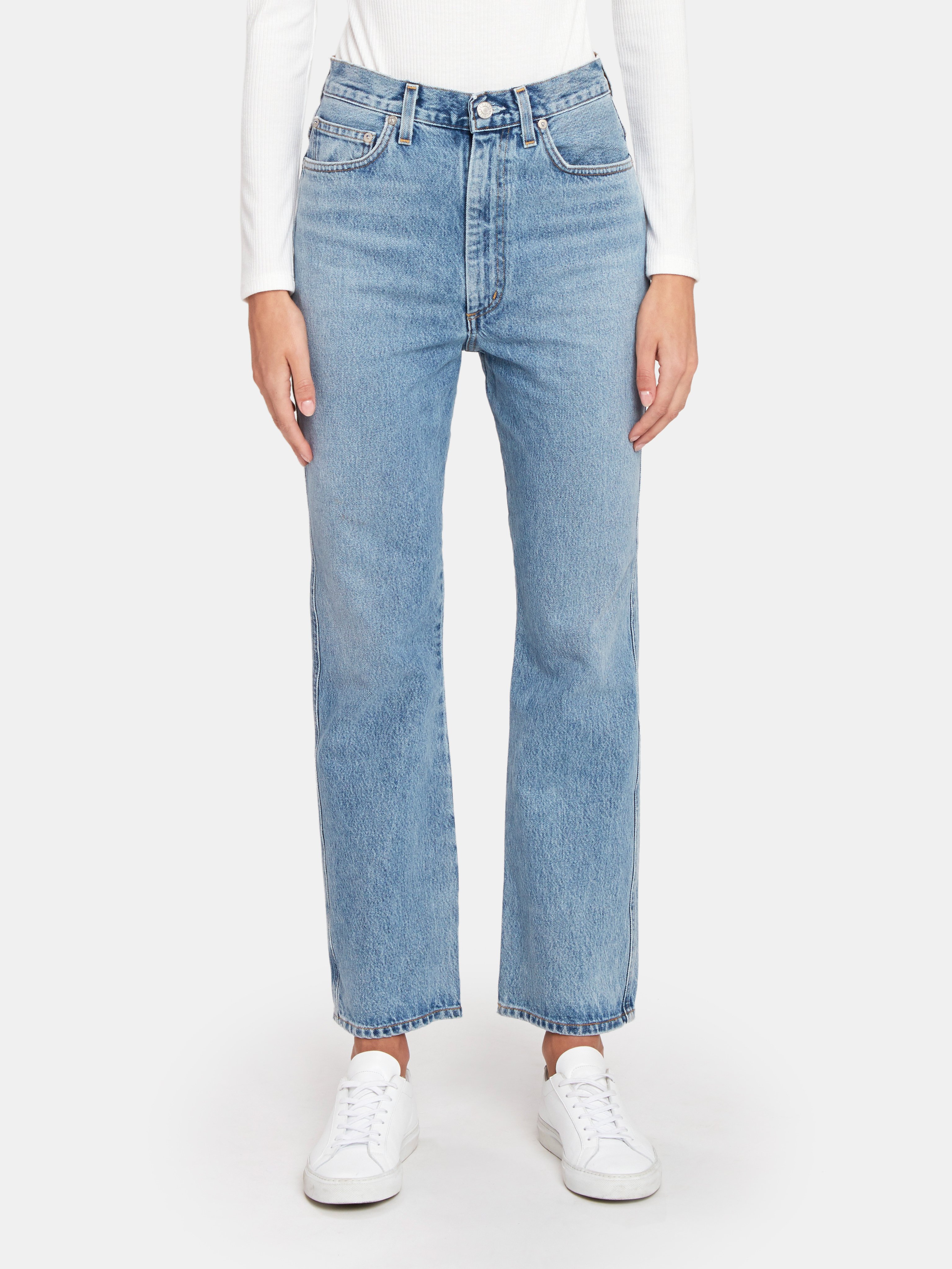 agolde pinch waist jeans impression