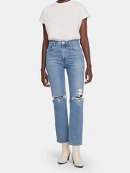 Wilder High Rise Ankle Cut Straight Fit Jean - Whiplash