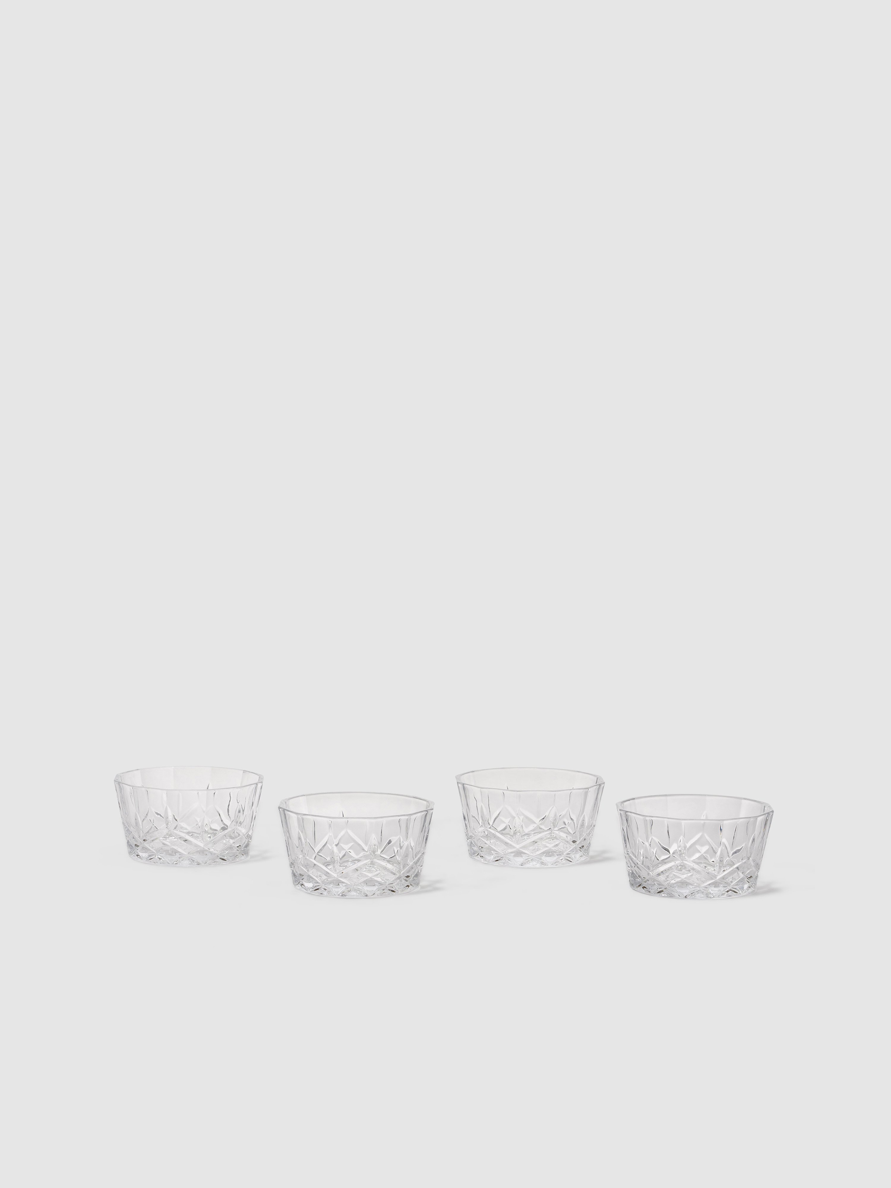 Aida Harvey Snack Bowl, Set Of 4 In Clear