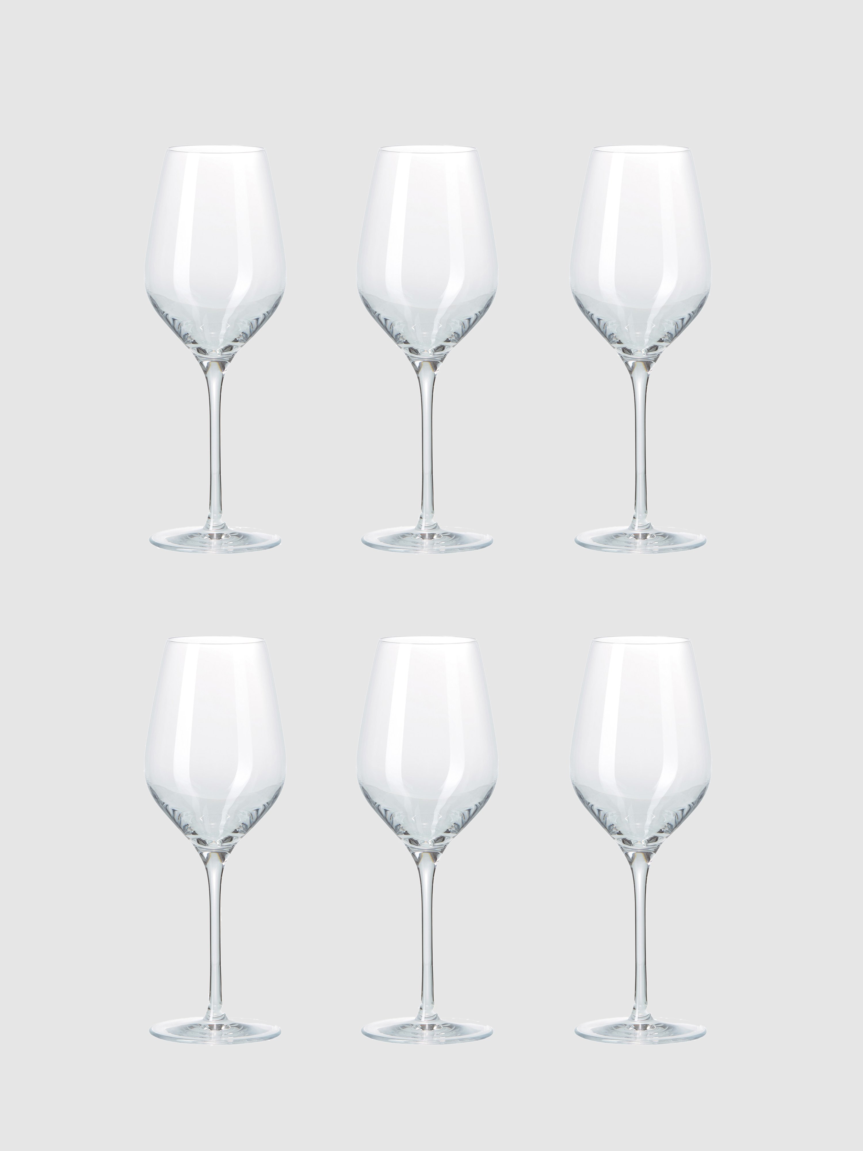 Aida Passion Connoiseur White Wine Glass, Set Of 6 In Clear