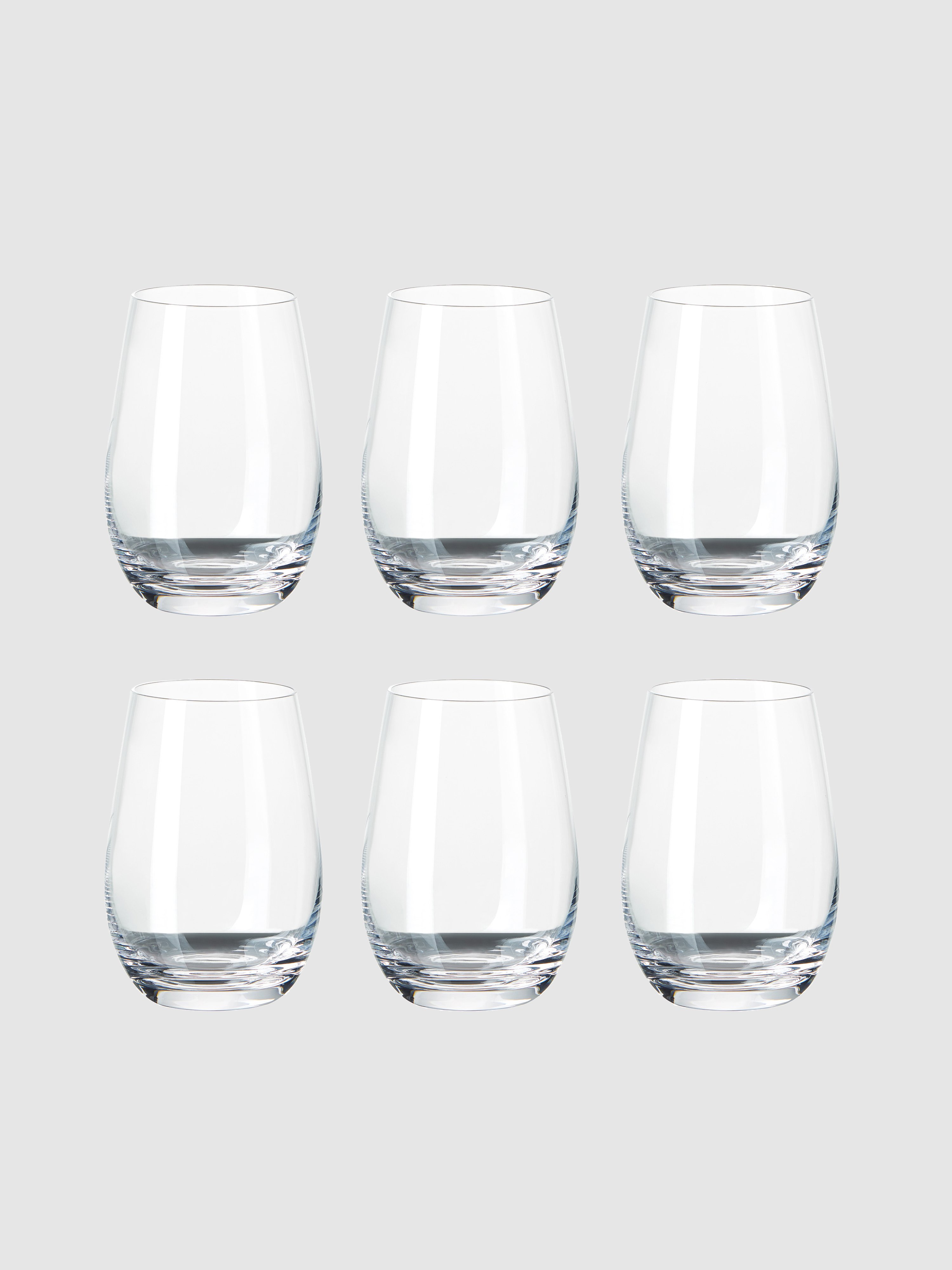 Aida Passion Connoisseur Water Glass, Set Of 6 In Clear