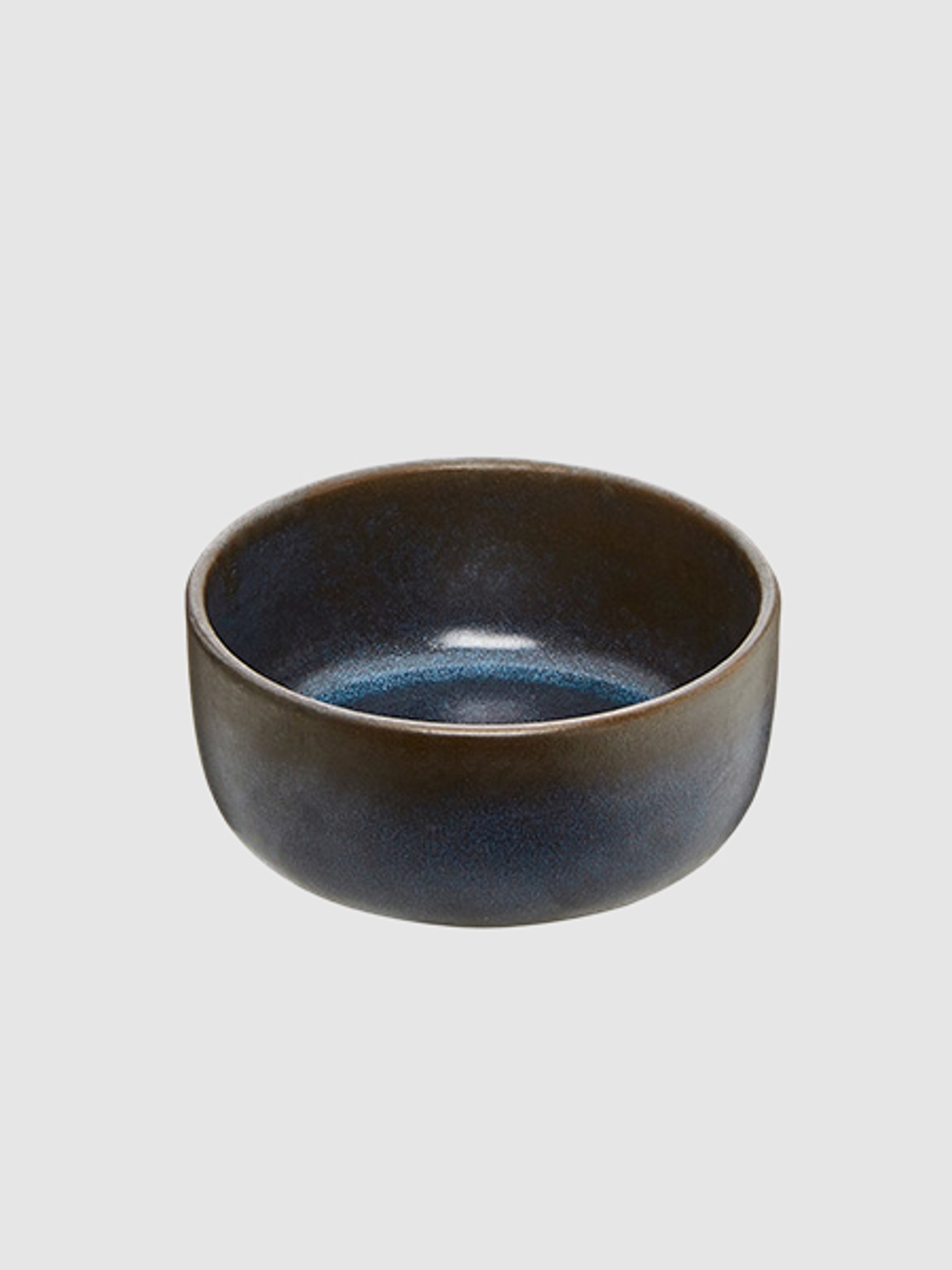 Aida Raw Stoneware Bowl In Midnight Blue