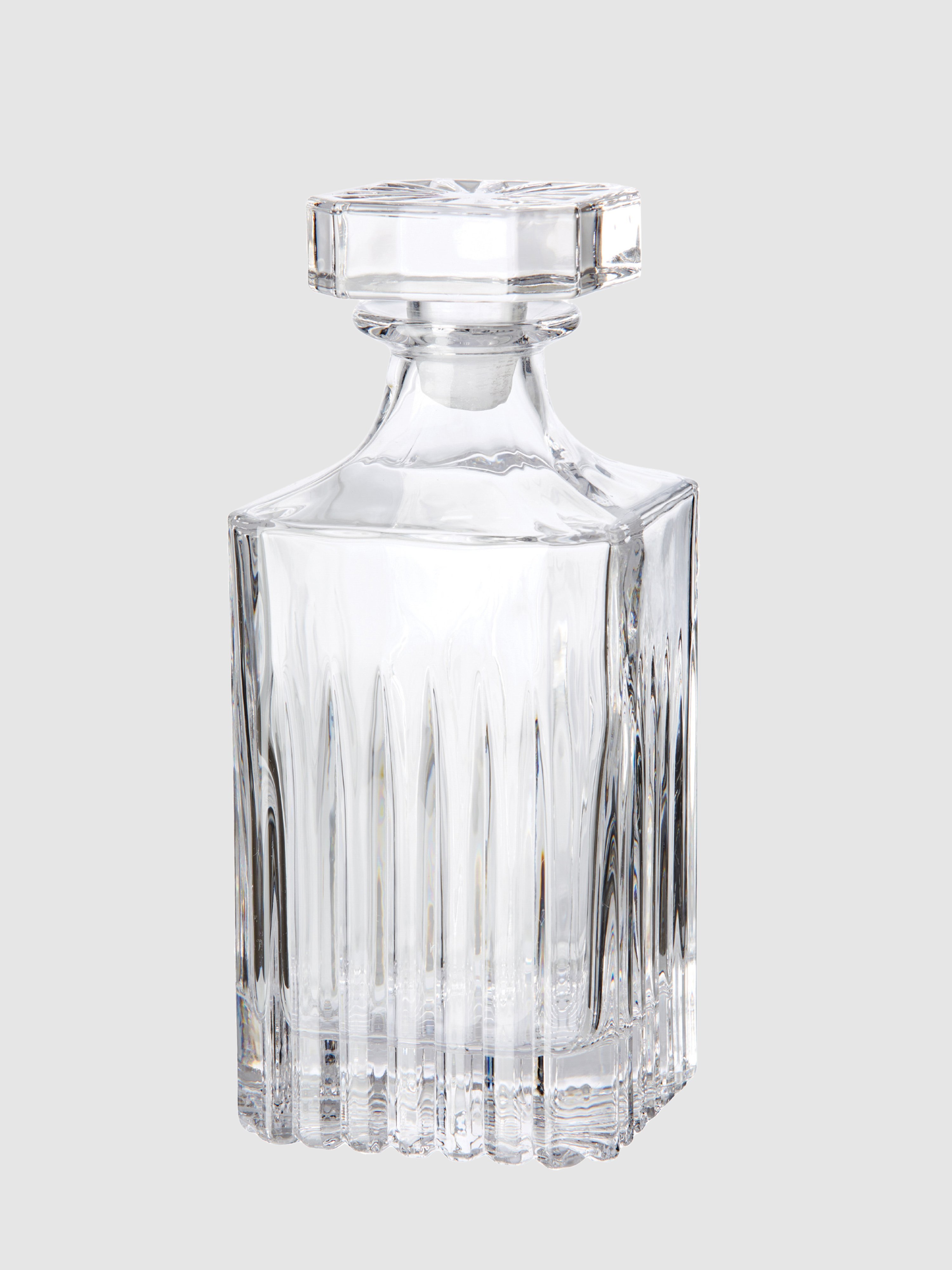 Aida Relief Decanter In Clear
