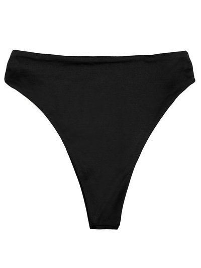 Akari Swimwear Isla High Waist Bottom - Black Sand product