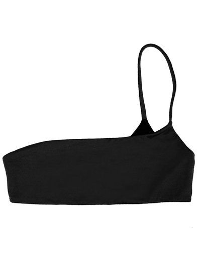 Akari Swimwear Mira One Shoulder Top - Black Sand product