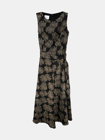 Akris Akris Women's Black / Gold Belted Dandelion Dress product