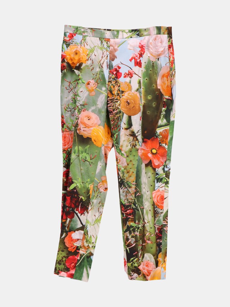 Akris Women's Cactus Blossom Print Franca Printed Bottoms Pants & Capri - Cactus Blossom Print