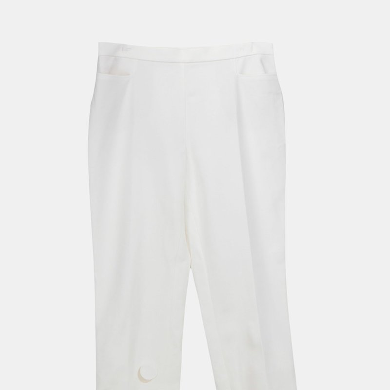 Akris Women's Cream Franca Trousers Pants & Capri In White