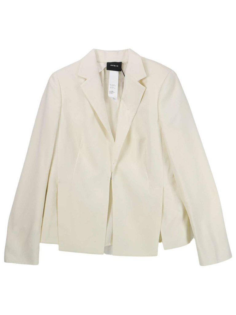 Akris Women's Offwhite Ocelia Jacket Sport Coats & Blazer - 10 - Offwhite