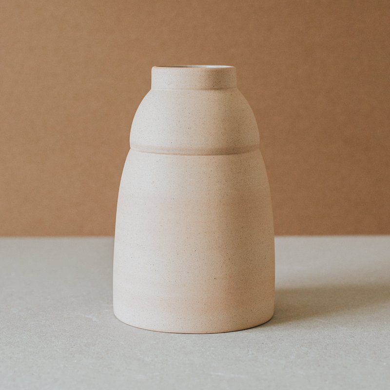 Al Centro Ceramica Chubby Vase In White