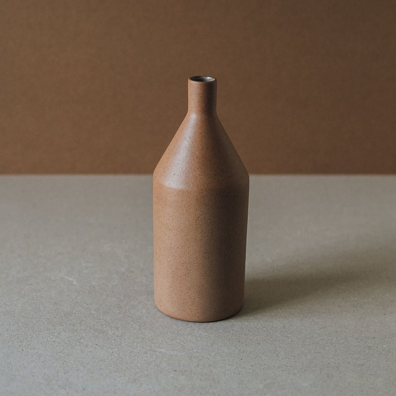 Al Centro Ceramica Morandi Vase In Brown