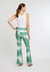 Elaine Stretch Knit Pant in Queen Palm