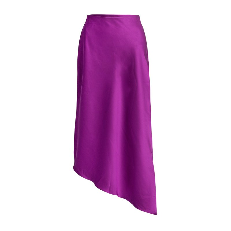 Alanakay Art Asymmetrical Skirt In Purple
