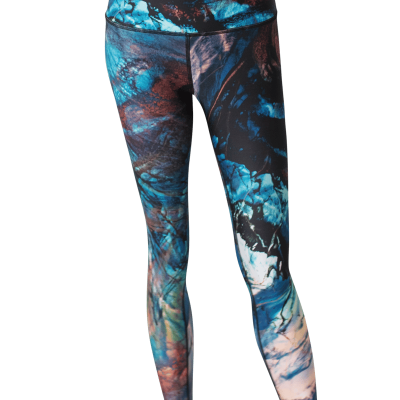 Alanakay Art Fitness Leggings In Blue