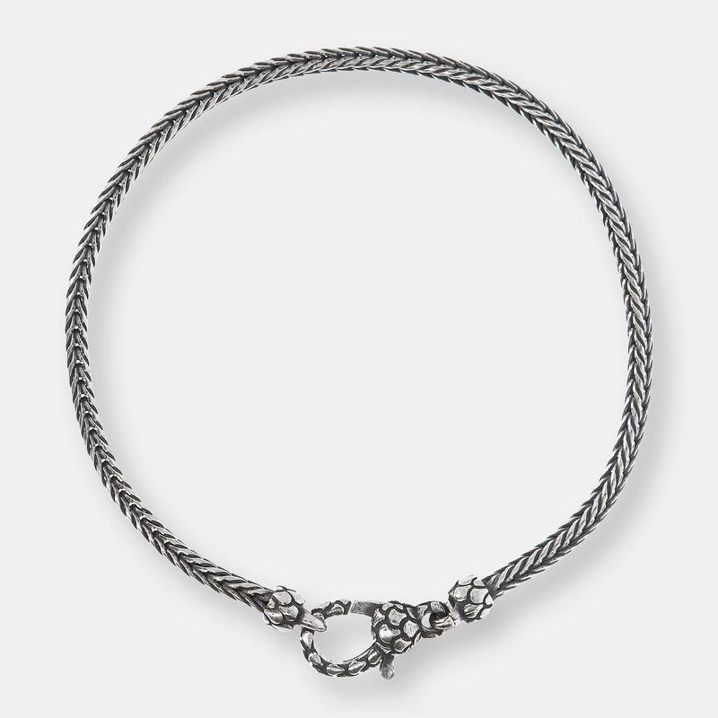 Albert M. Foxtail Chain Bracelet In Grey