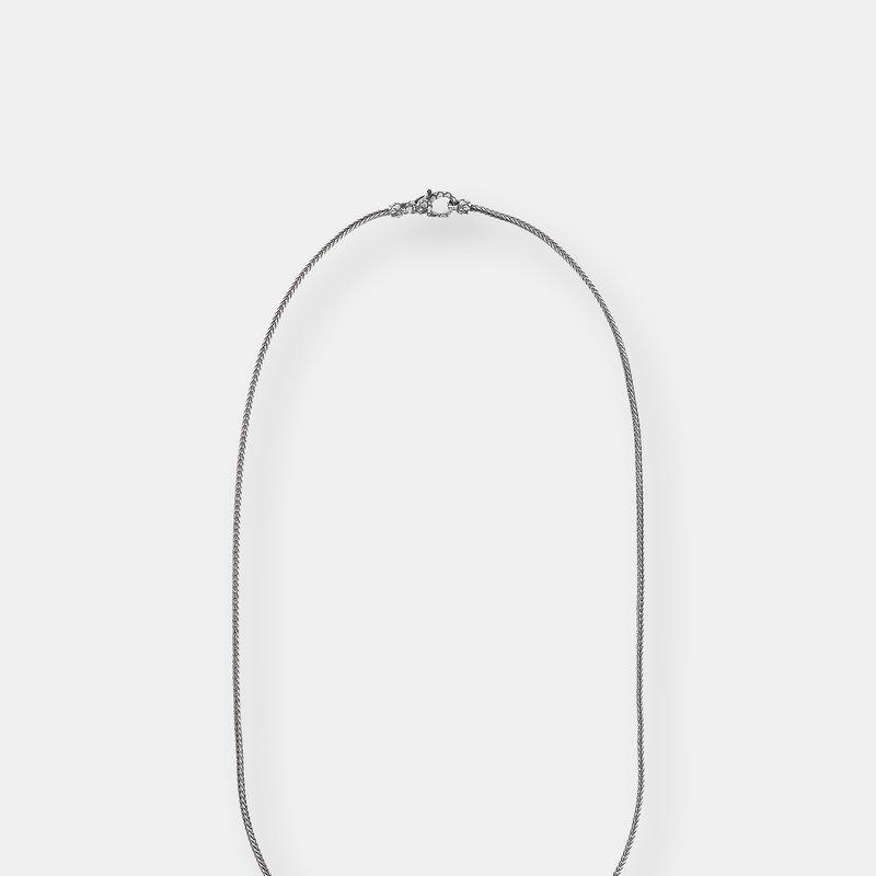 Albert M. Foxtail Chain Necklace In Grey
