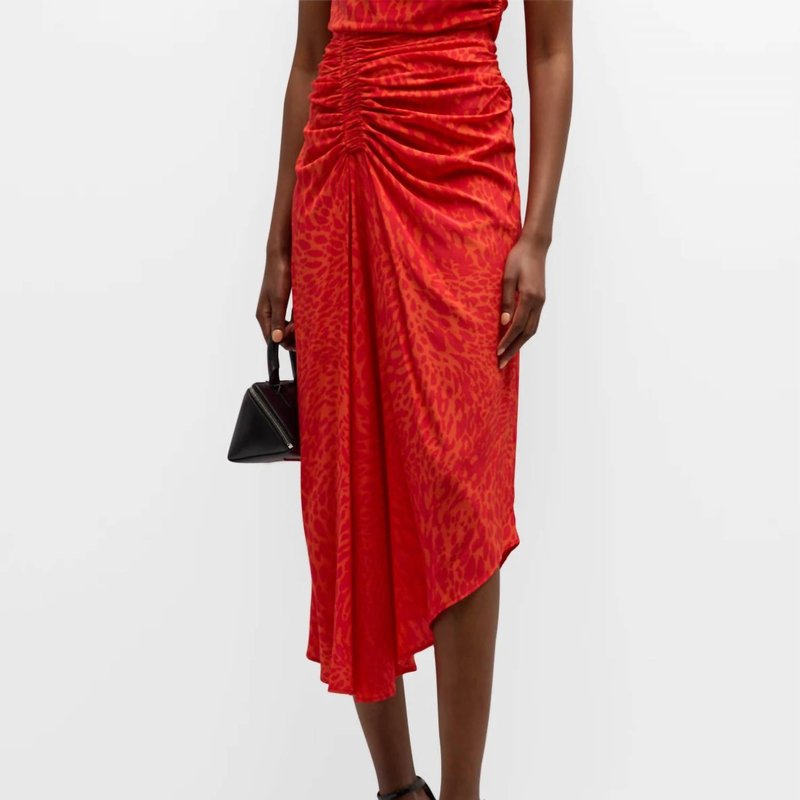 Shop A.l.c Adeline Skirt In Red