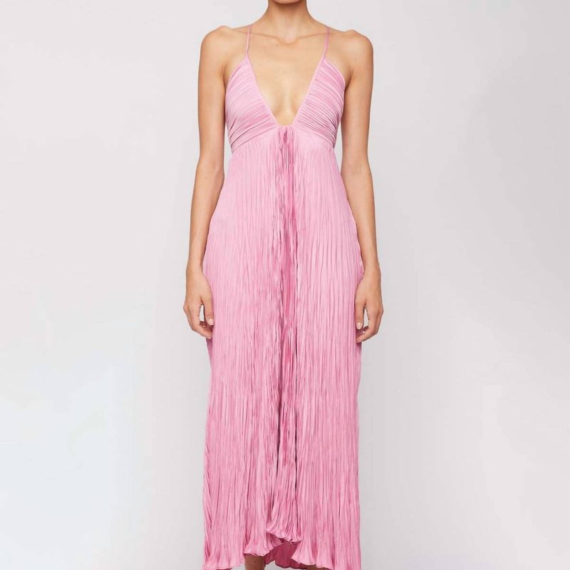Shop A.l.c Angelina Midi Dress In Pink